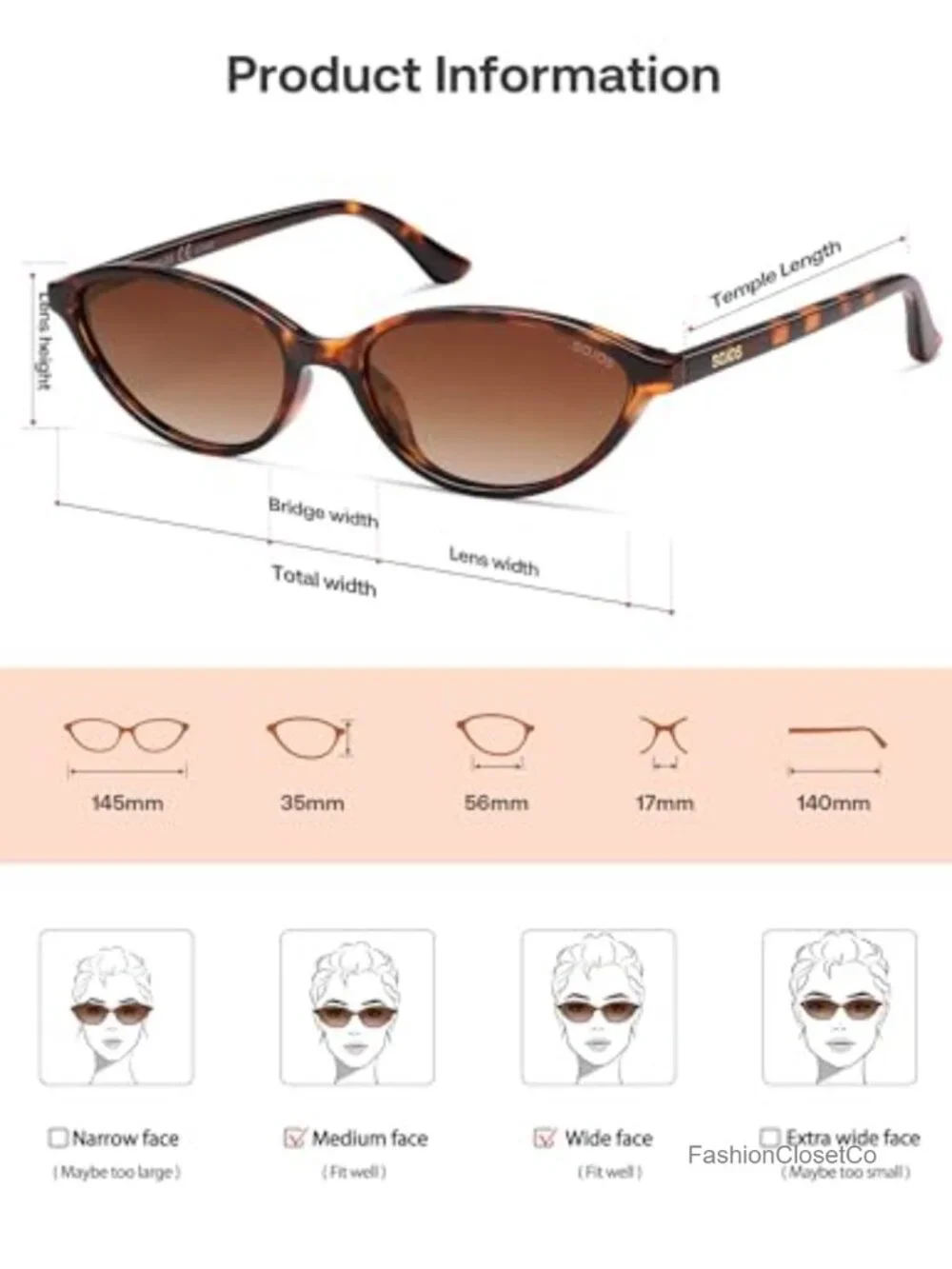 Polarized Oval Sunglasses Retro 90s Style Lightweight UV400 Protection